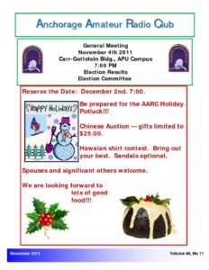 Aarc Newsletter Anchorage Amateur Radio Club