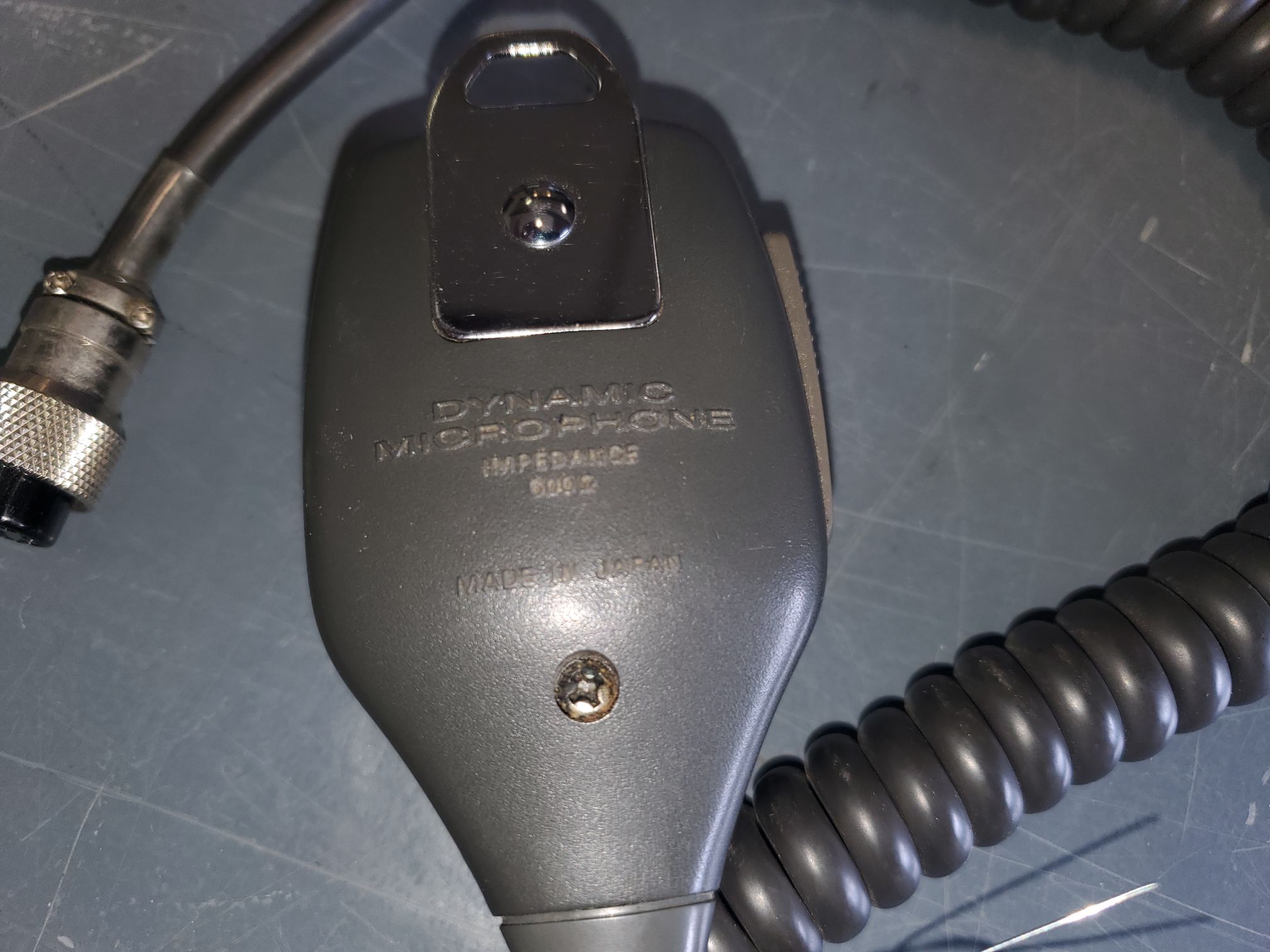 Kenwood HandHeld Microphone From TS430S Anchorage Amateur Radio Club