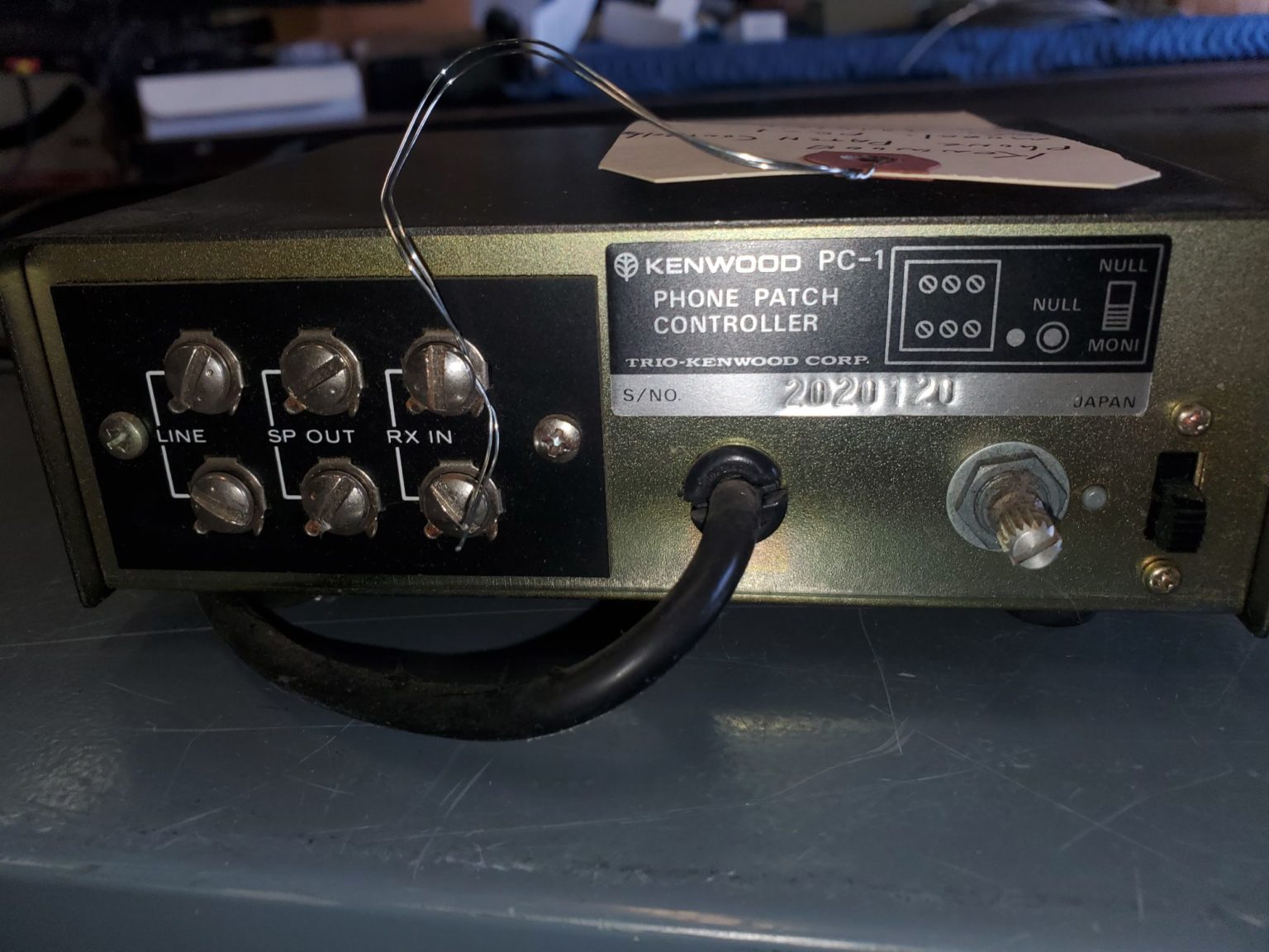 Kenwood PC1 Phone Patch Controller Anchorage Amateur Radio Club