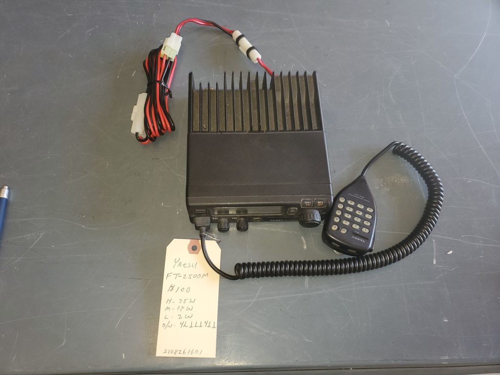 Yaesu FT2500M VHF Transceiver Anchorage Amateur Radio Club