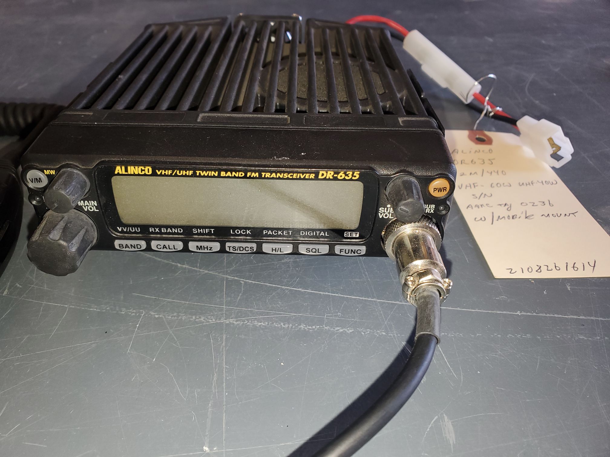 Alinco DR-635T VHF/UHF Transceiver